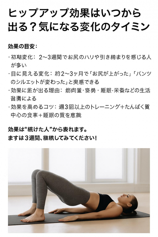 ヒップアップ筋トレ