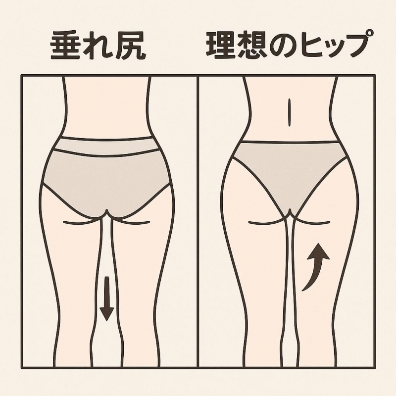 「垂れ尻を治すには？原因から簡単改善法・予防まで徹底解説！」